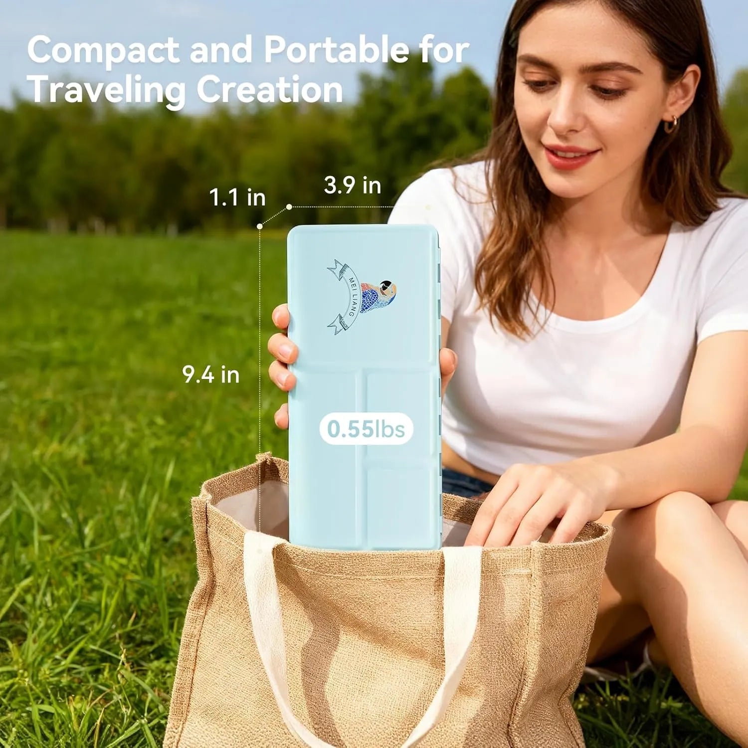 [[======36 Color Solid Watercolor Paint Set with Watercolor Tool Kit (20 watercolor paper, 11 brushes, 1 collapsible water cup and 1 palette) for Beginners, Students & Outdoor Painting