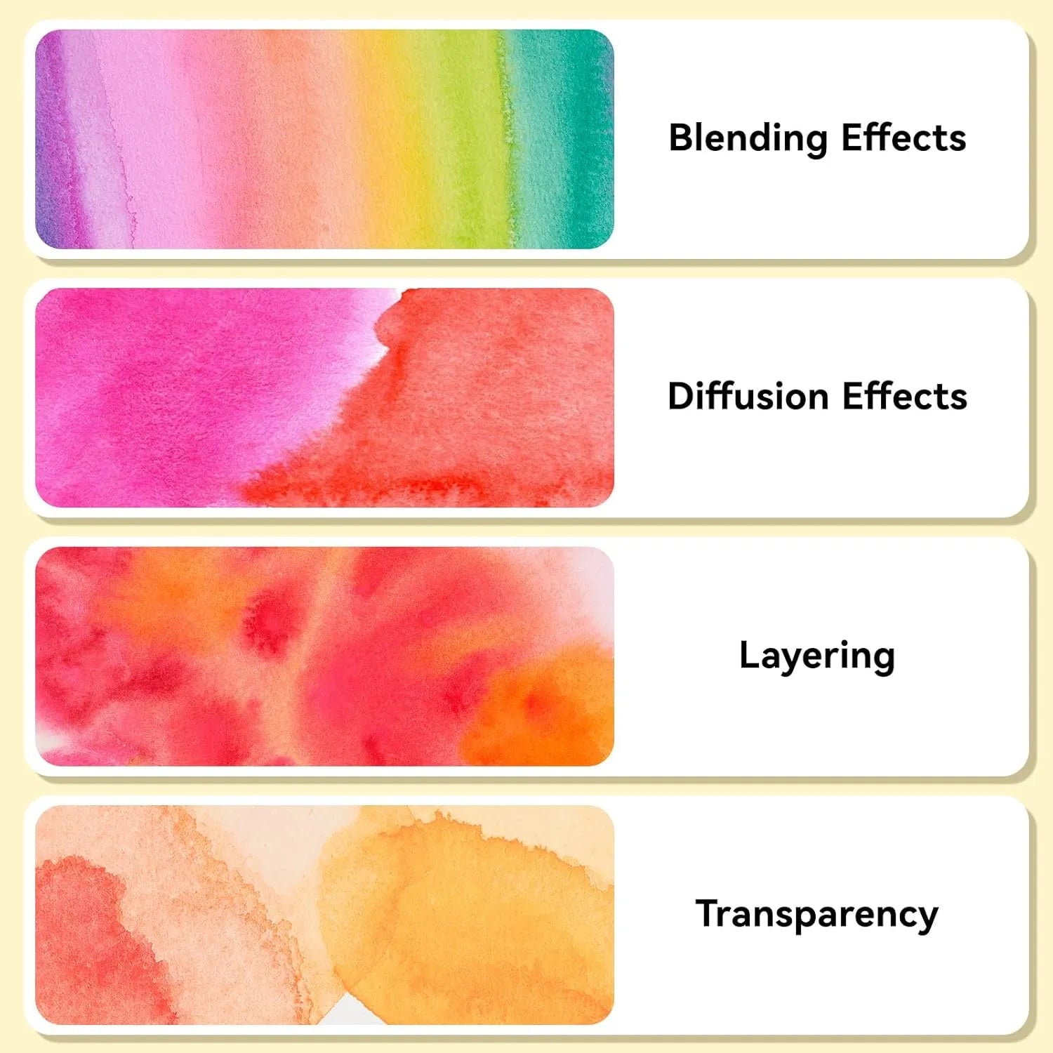 [[======36 Color Solid Watercolor Paint Set with Watercolor Tool Kit (20 watercolor paper, 11 brushes, 1 collapsible water cup and 1 palette) for Beginners, Students & Outdoor Painting