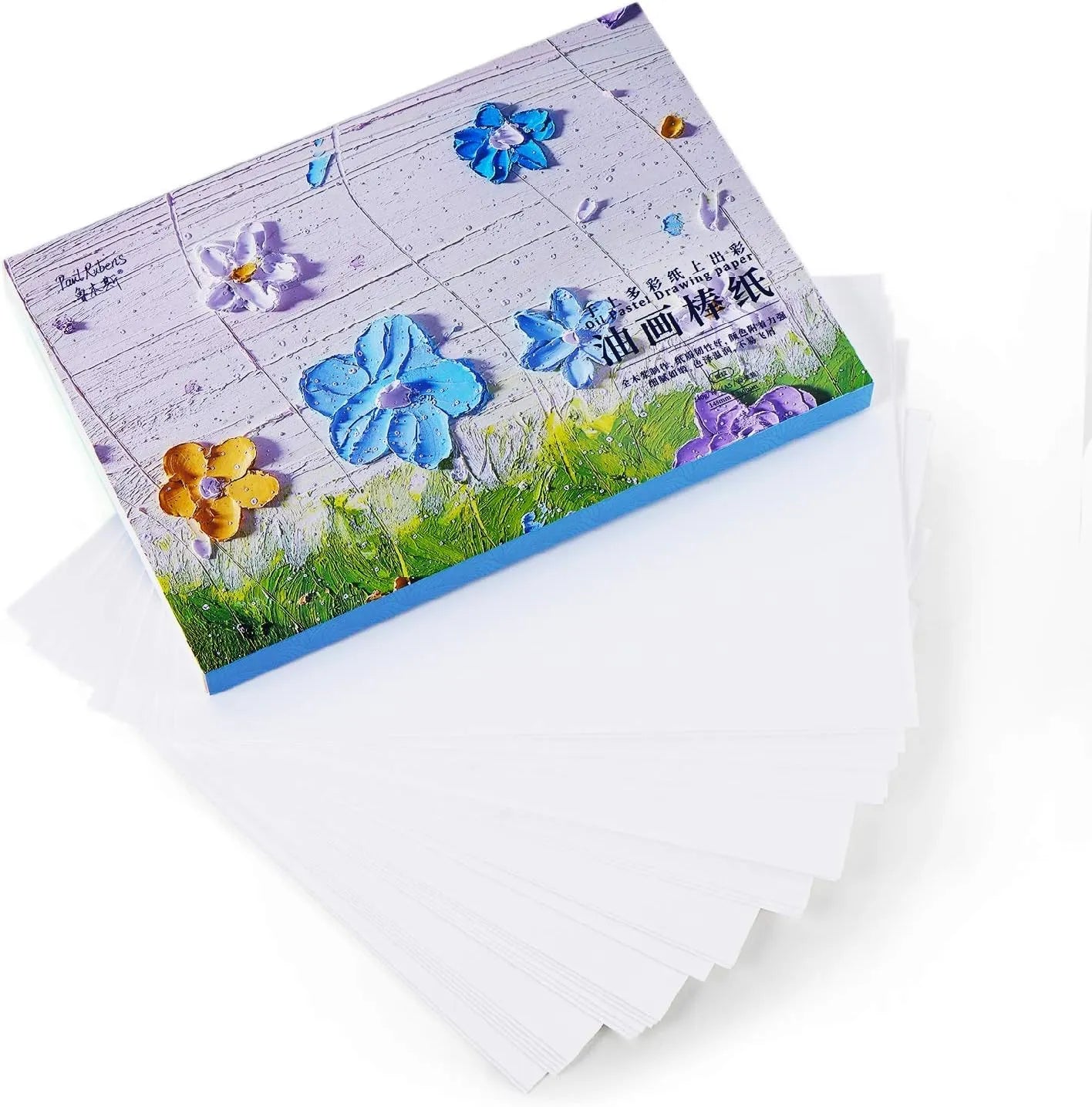 [[=======Paul Rubens Art Supplies Drawing Paper, Acid-Free Pastel Paper A5 Size (5.8 x 8.3 Inches) 30 Sheets, 112lbs/240gsm for Oil Pastels, Hard or Soft Pastels, Other Mixed Medium