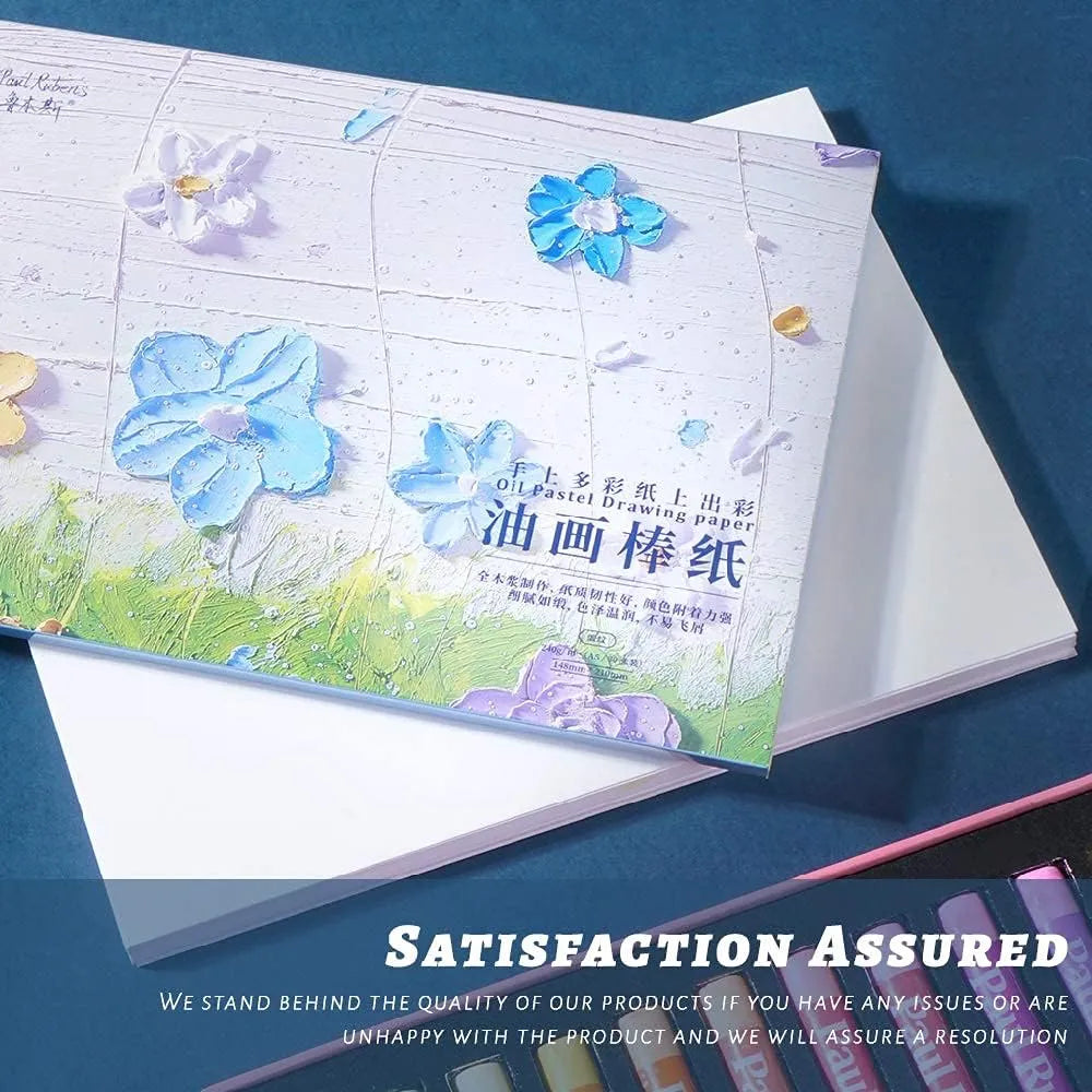 [[=======Paul Rubens Art Supplies Drawing Paper, Acid-Free Pastel Paper A5 Size (5.8 x 8.3 Inches) 30 Sheets, 112lbs/240gsm for Oil Pastels, Hard or Soft Pastels, Other Mixed Medium