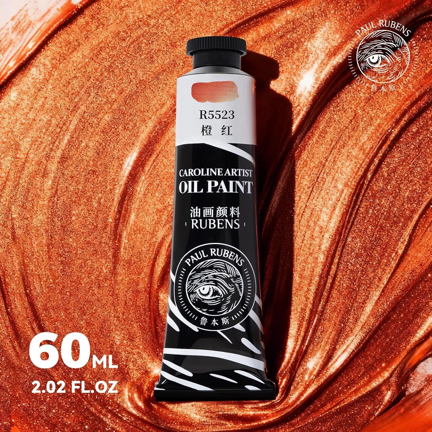 [[=======Paul Rubens Metallic Oil Paint Set,9 Colors*60ml Large Tubes, Professional Oil Based Paint for Canvas Paint, High Saturation and Consistency, Oil Paints Supplies for Artists, Students, Beginners