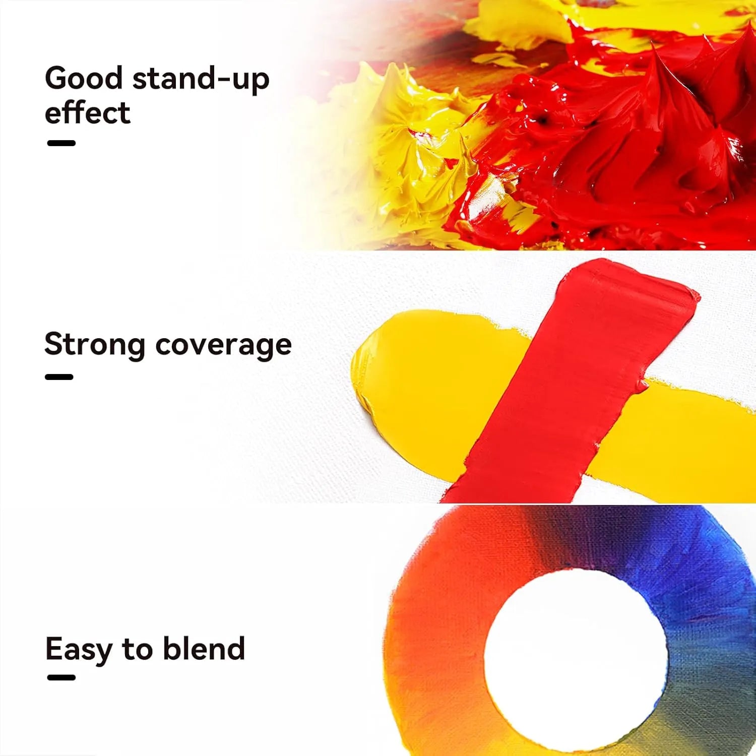 [[======Paul Rubens Oil Paint, 24 Colors*20ml/0.67 oz Tubes, Professional Bright Oil Colors with High Saturation, Creamy Texture, and Consistency, Art Supplies for Artists, Students, Beginners