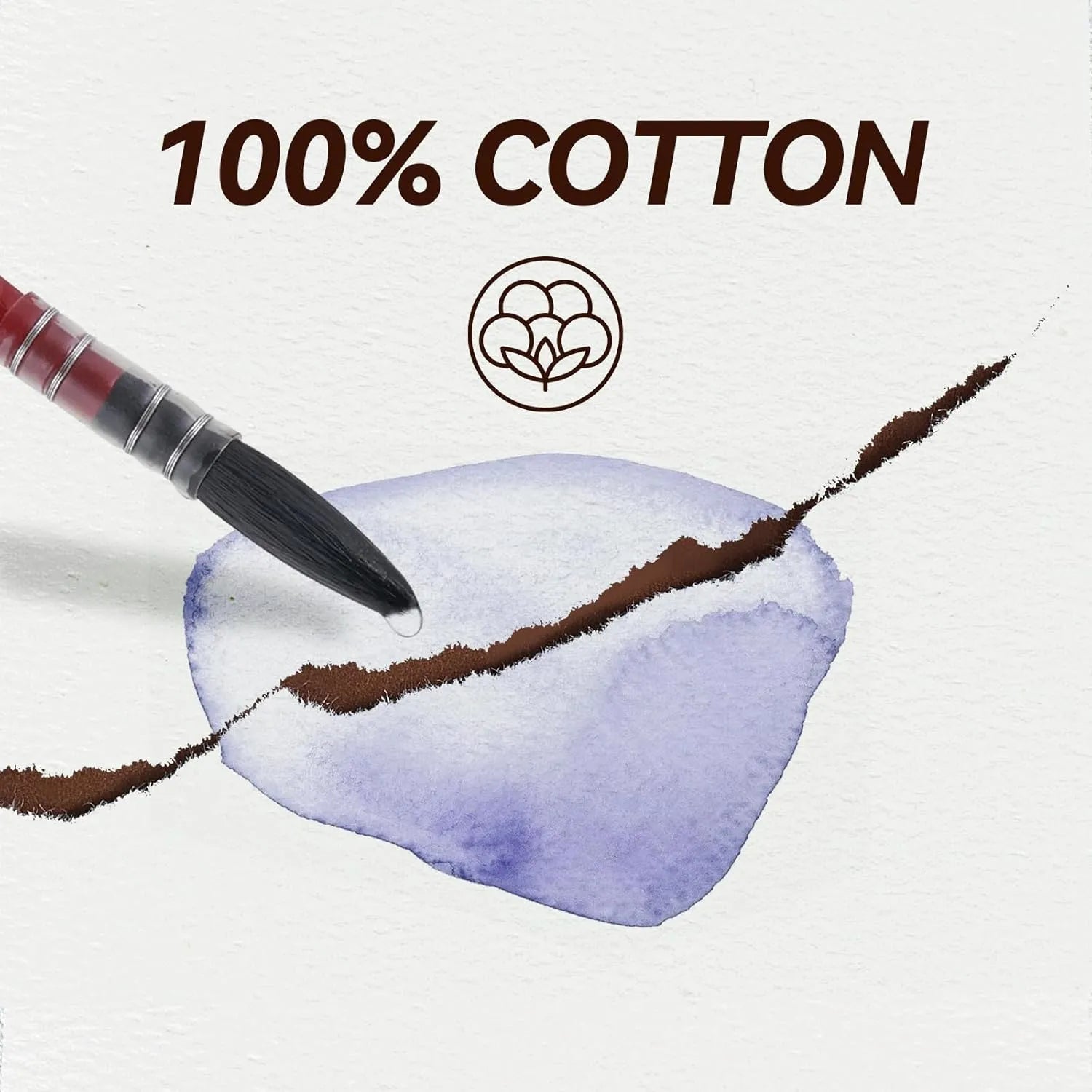 [[=========Paul Rubens Square Watercolor Journal, 1 & 2 Pack 40 Sheets 100% Cotton Acid-Free Cold Press Watercolor Sketchbook 4.72 * 4.72 &  5.91 * 5.91 Inches, 140lb/300gsm for Watercolors, Gouache, Acrylics