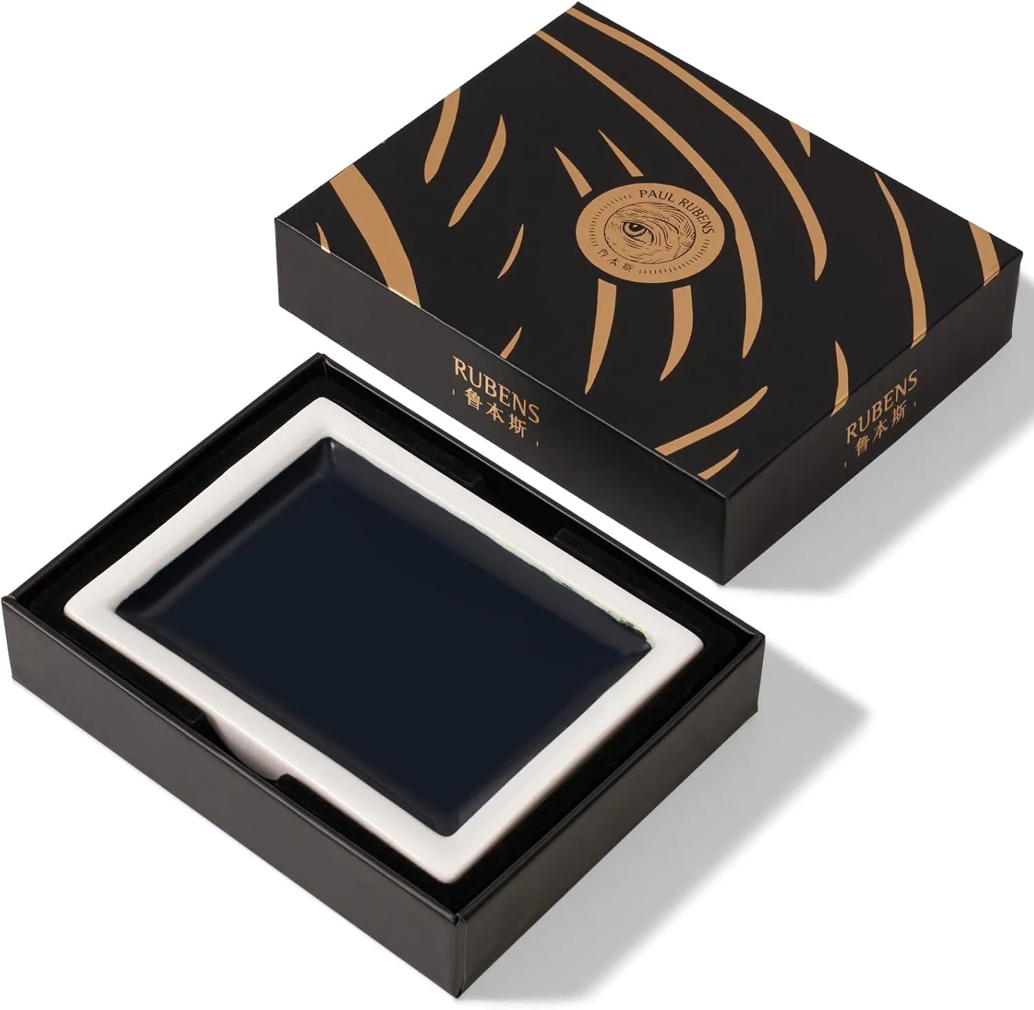 ========Paul Rubens Watercolor Paint (Prussian Blue), 90g Large Ceramic Pan Artist Grade Watercolor Paint, Fine Texture, High lightfastness Professional Watercolor for Artists, Beginners, and Adults