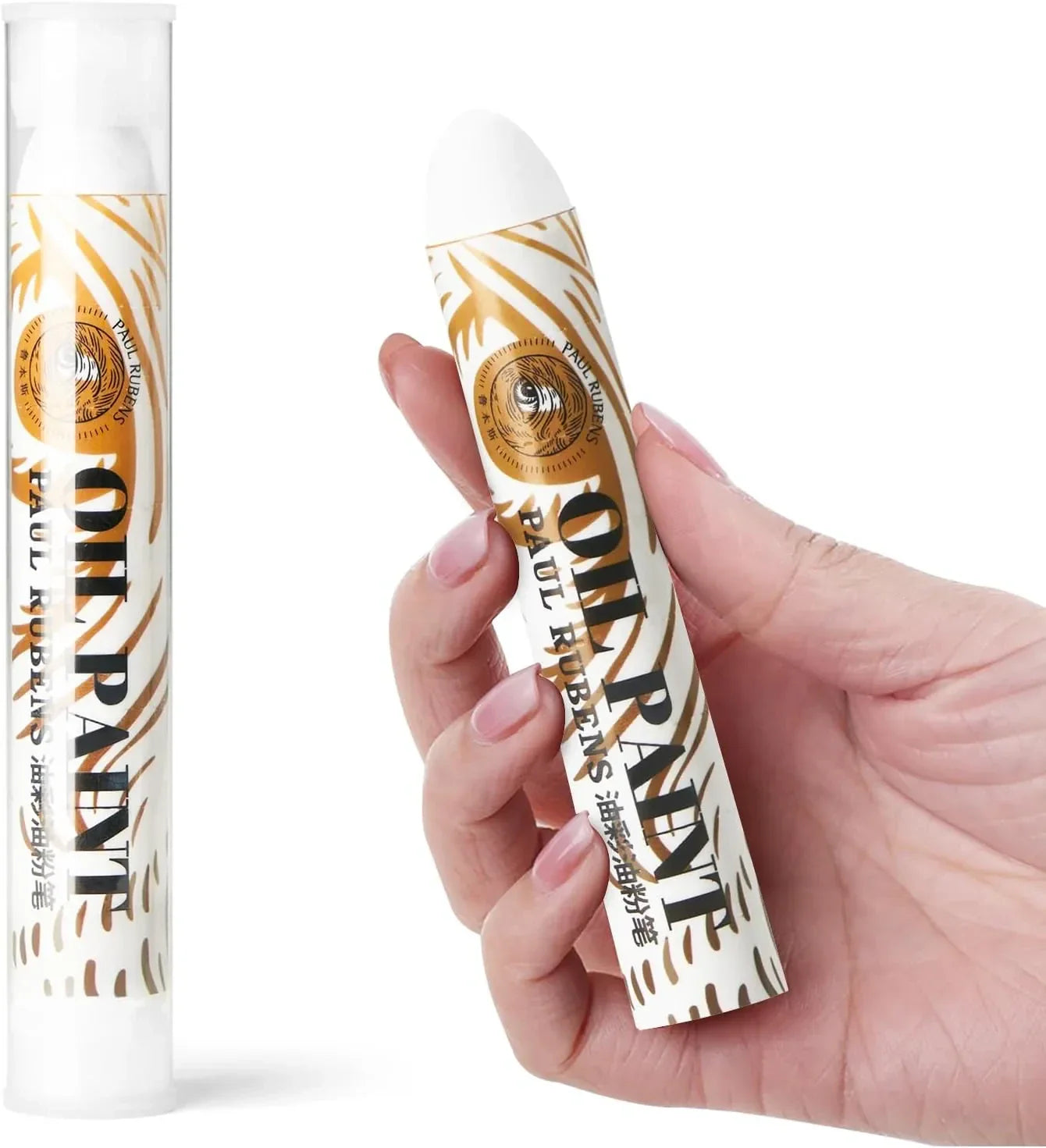 [[========Paul Rubens 12 Vibrant Colors Extra Large Oil Pastels Set A 60g Extra Large White Oil Pastels Set (Pack of 2)