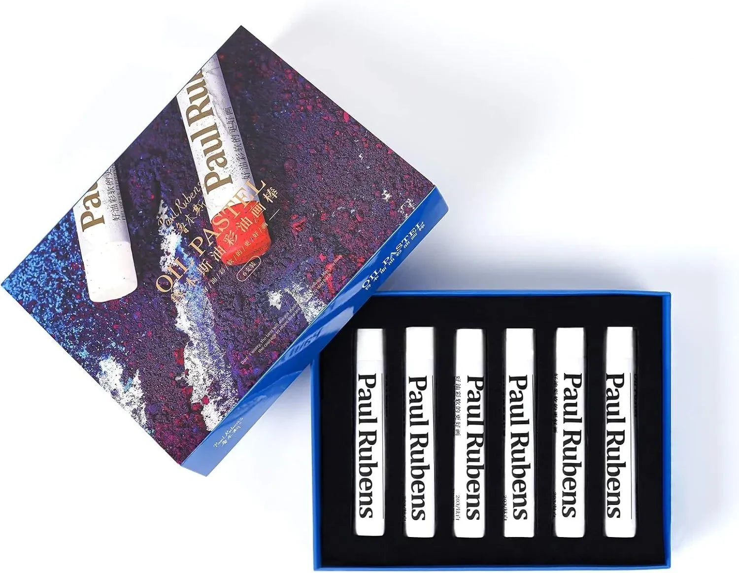 [[====Paul Rubens 78 Count Multicolor Art Pastels, Landscape Nature-Inspired Oil Pastel Set + 6 White Oil Pastels