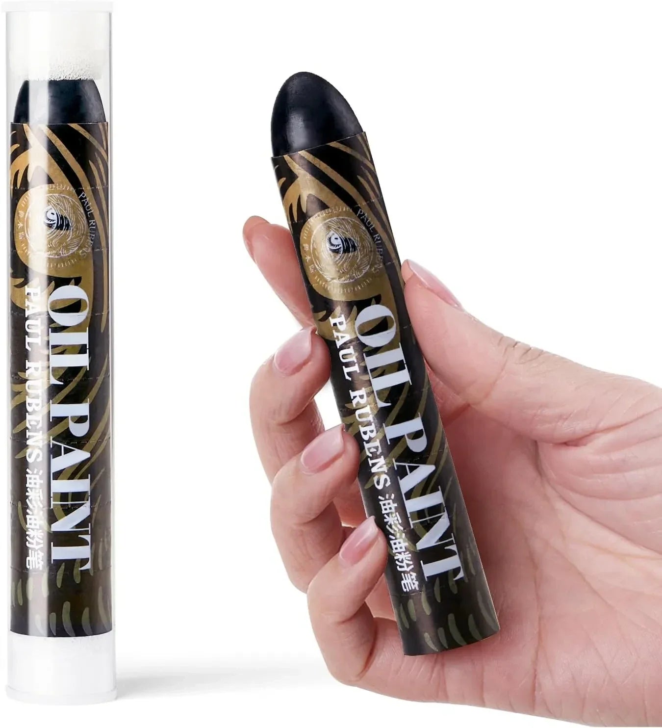 [[======Paul Rubens Oil Pastels for Artists, 72 Landscapes Colors Artist Soft Oil Pastel Set 60g Extra Large Black Oil Pastels Set (Pack of 2)