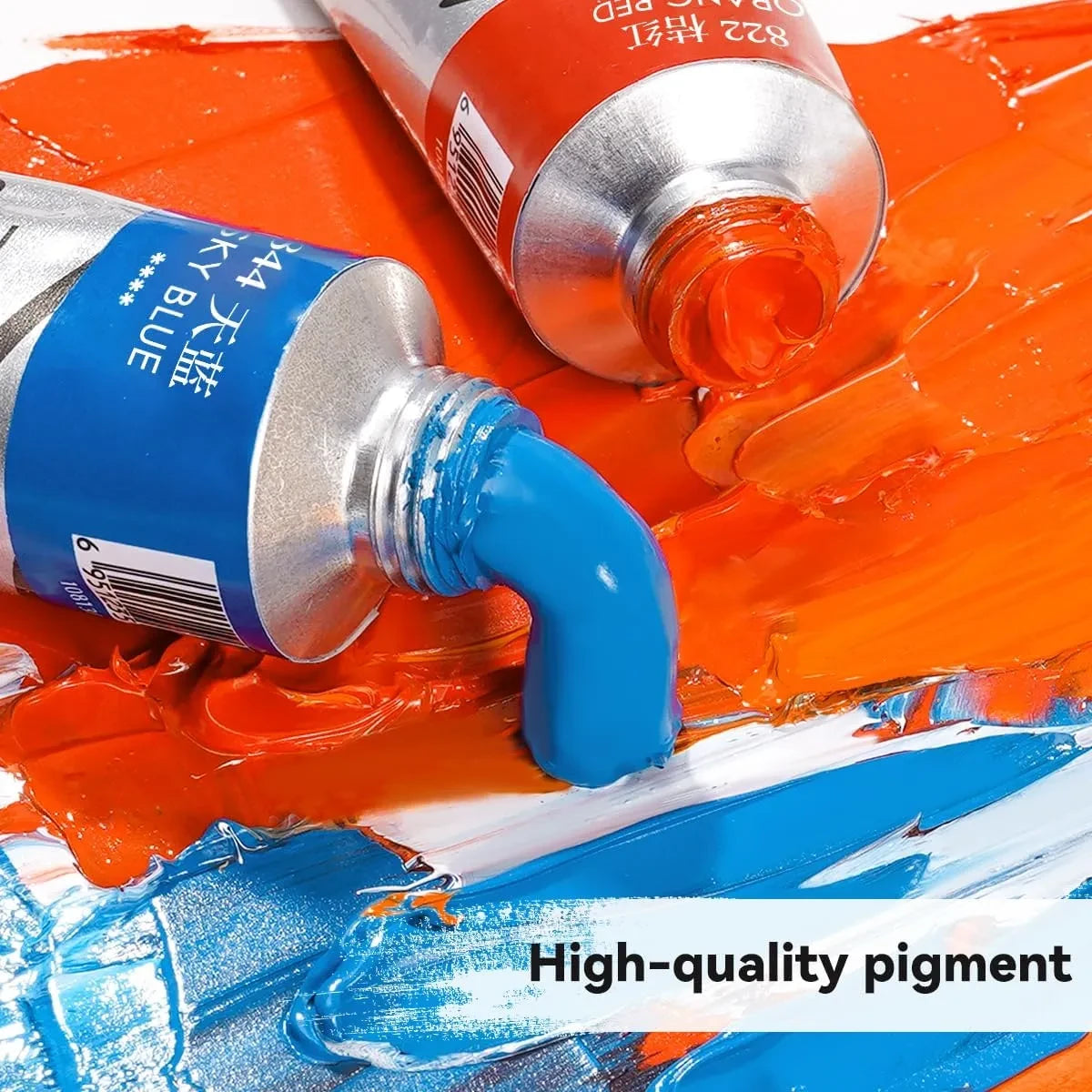 [[========Paul Rubens Oil Paint, 20 Colors*50ml LargeTubes & 3 * 50 ml LargeTubes Titanium White,Professional Oil Colors with High Saturation, Creamy Texture and Consistency,Art Supplies for Artists, Students,