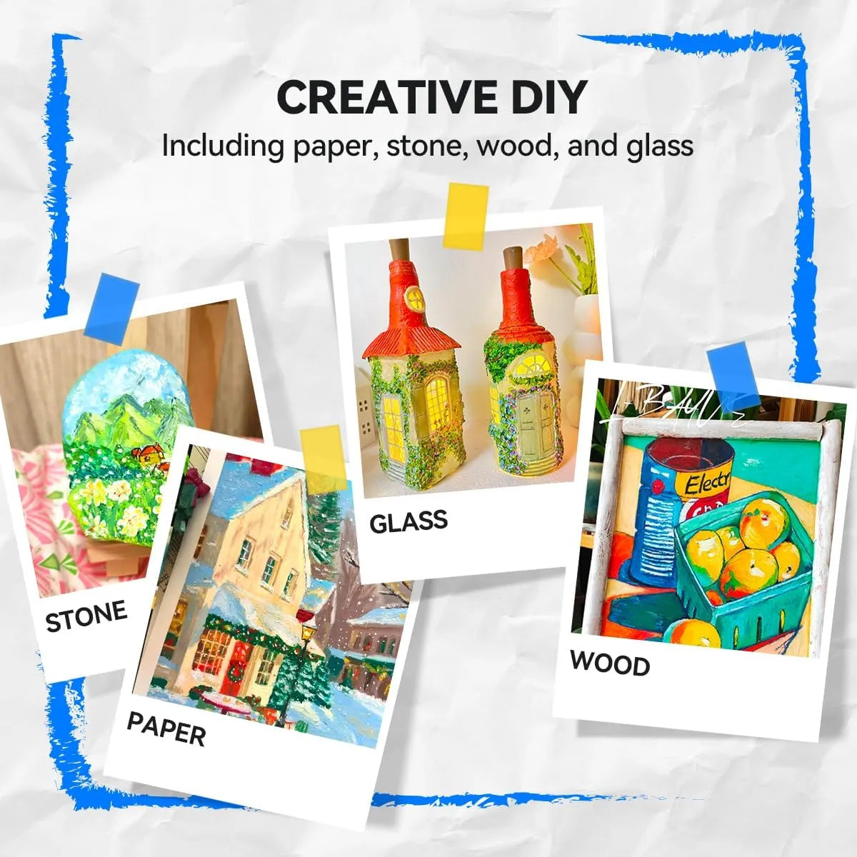 [[====Paul Rubens Oil Pastels Set - 72 Vibrant Colors, Ultra-Soft and Creamy Texture, Easy to Blend for Artists and Beginners - Bullet Head Design for Drawing, Painting, Sketching - New Packaging