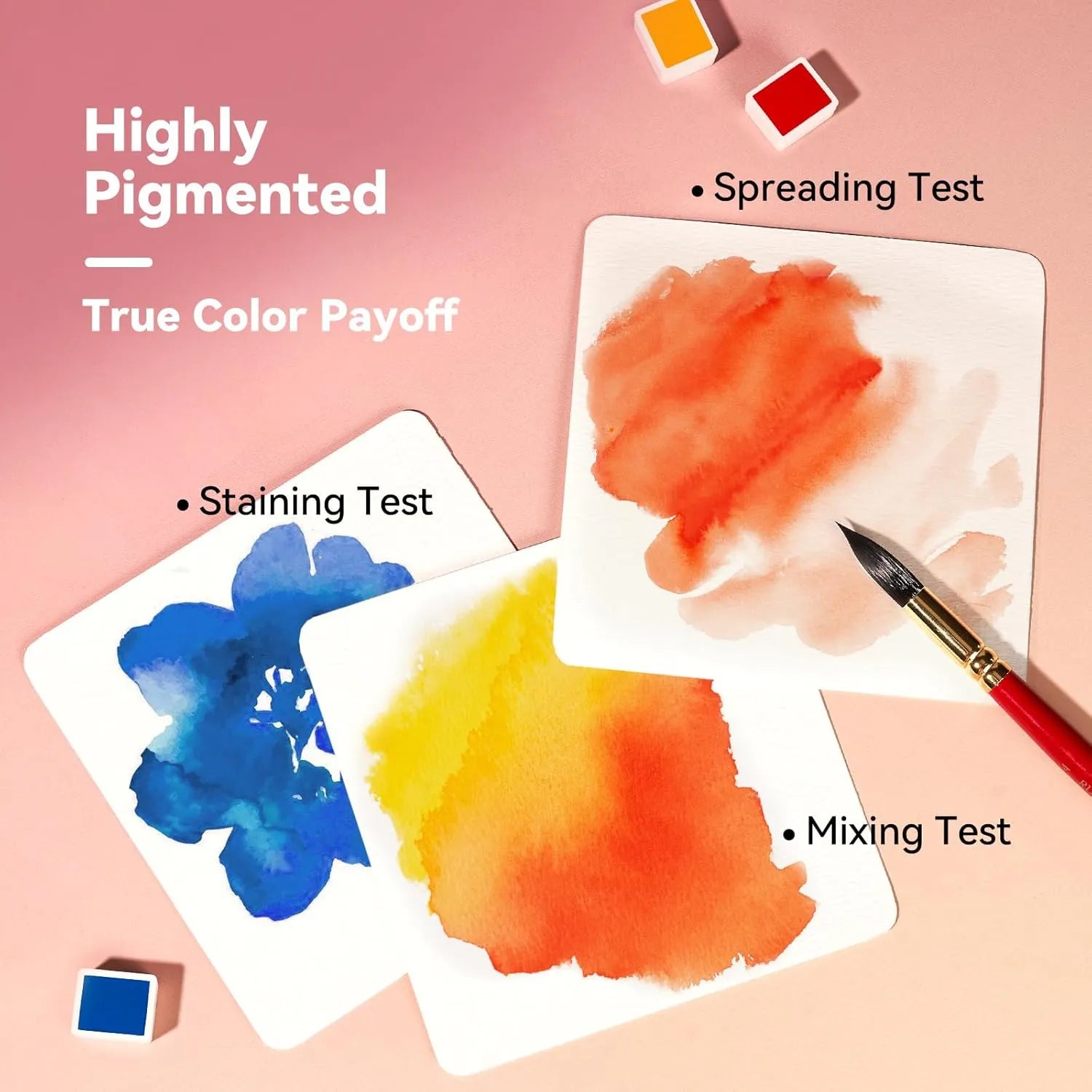 【【】】======Paul Rubens Watercolor Paint Set, 36 Colors Solid Watercolor Paint, Easy To Blend And Diffuse Watercolor Palette, Compact And Portable Travel Watercolor Set Suitable For Beginners And Professionals