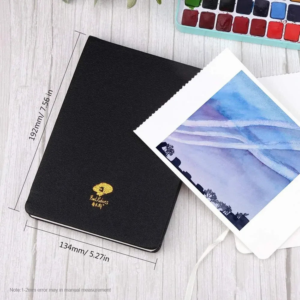 =====Paul Rubens Art Supplies Watercolor Paper&36 Classical Pearlescent Colors Solid Watercolor Paints