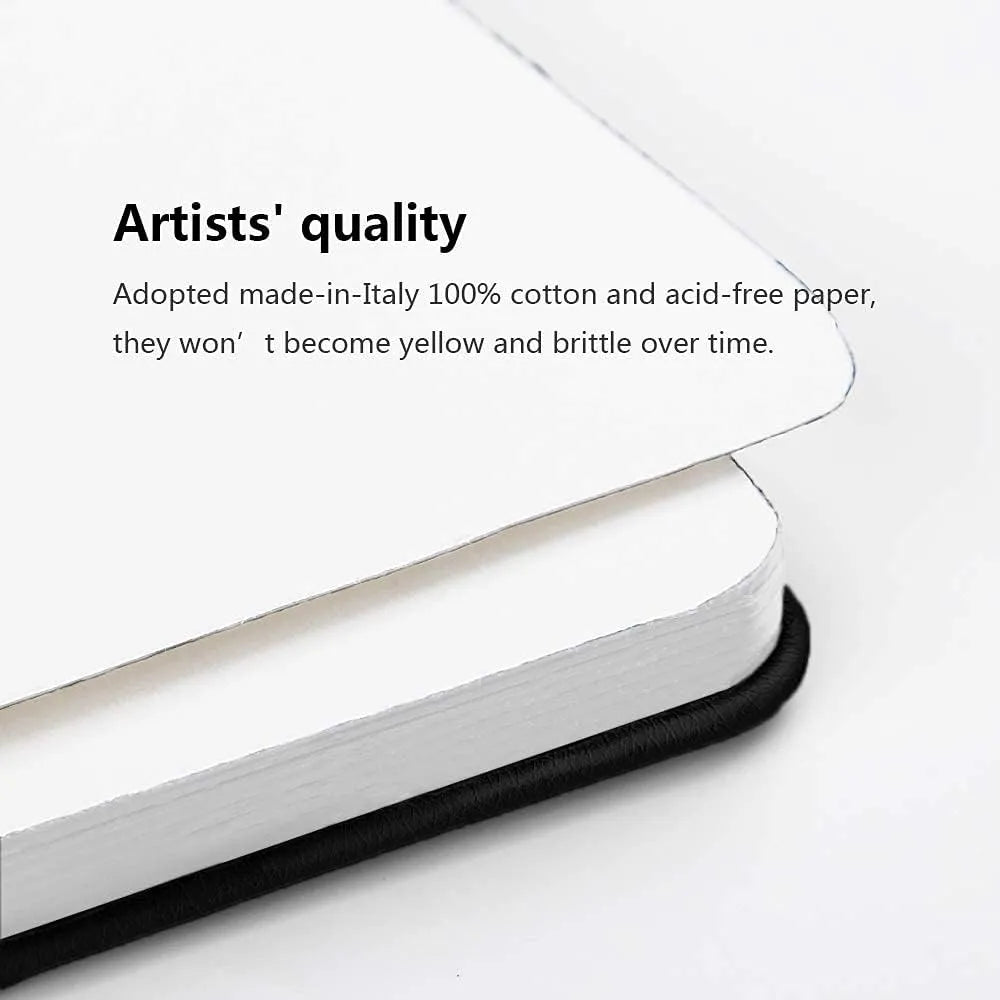 ======Paul Rubens Watercolor Paint Set Artist Grade 24 Vivid Colors,Hot Pressed Paper for Watercolors and Wet Media Block, 100 Percent Cotton, 7.68 x 5.31 inches